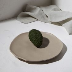 ESTIA ΠΙΑΤΟ ΡΗΧΟ MARE STONEWARE 27cm VANILLA - 07-20538 Estia |  Πιάτα-Μπωλ στο espiti