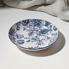ESTIA ΠΙΑΤΟ ΒΑΘΥ GARDEN ΠΟΡΣΕΛΑΝΙΝΟ 21cm - 07-21696 Estia |  Πιάτα-Μπωλ στο espiti