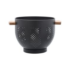 ESTIA ΣΟΥΡΩΤΗΡΙ ΖΥΜΑΡΙΚΩΝ ALLURE ΜΕΤΑΛΛΙΚΟ 22cm ΜΕ ΞΥΛΙΝΕΣ ΛΑΒΕΣ ΜΑΥΡΟ - 01-19228 Estia |  Εργαλεία Κουζίνας - Αξεσουάρ στο espiti