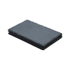 ESTIA ΠΛΑΤΩ ΣΕΡΒΙΡΙΣΜΑΤΟΣ ΣΧΙΣΤΟΛΙΘΟΥ 22x14cm ΣΕΤ 4 ΤΕΜ. - 07-24086 Estia |  Είδη Σερβιρίσματος στο espiti