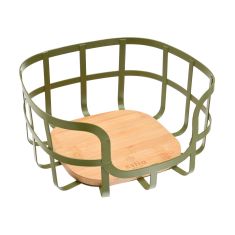 ESTIA ΦΡΟΥΤΙΕΡΑ BAMBOO ESSENTIALS ΜΕΤΑΛΛΙΚΗ 24x24x12.7cm ΛΑΔΙ - 01-14162 Estia |  Εργαλεία Κουζίνας - Αξεσουάρ στο espiti
