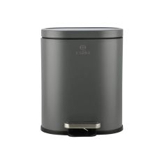 ESTIA ΧΑΡΤΟΔΟΧΕΙΟ ΜΠΑΝΙΟΥ OVOID SOFT CLOSE 6lt ΓΚΡΙ - 02-21443 Estia |  Αξεσουάρ Μπάνιου - διάφορα στο espiti