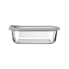 ESTIA ΦΑΓΗΤΟΔΟΧΕΙΟ COLORSEAL ΓΥΑΛΙΝΟ 640ml 18.9x14.5x6.7 ΜΕ ΚΑΠΑΚΙ ΣΙΛΙΚΟΝΗΣ ΓΚΡΙ - 01-26417 Estia |  Εργαλεία Κουζίνας - Αξεσουάρ στο espiti