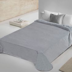 ΚΟΥΒΕΡΤΑ KING SIZE 240X260 ADAM HOME 700 GREY |  Κουβέρτες Βελουτέ Υπέρδιπλες στο espiti