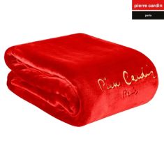 ΚΟΥΒΕΡΤΑ ΜΟΝΗ 160X240 PIERRE CARDIN NANCY 545 RED(34) |  Κουβέρτες Βελουτέ Μονές στο espiti
