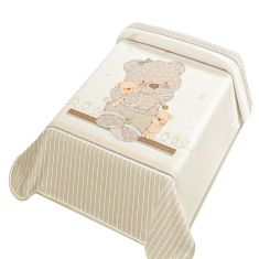 ΚΟΥΒΕΡΤΑ ΙΣΠΑΝΙΑΣ ΑΓΚΑΛΙΑΣ 80X110 BELPLA STER 665 BEIGE |  Βρεφικές Κουβέρτες στο espiti