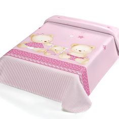 ΚΟΥΒΕΡΤΑ ΙΣΠΑΝΙΑΣ ΑΓΚΑΛΙΑΣ 80X110 BELPLA STER 663 PINK |  Βρεφικές Κουβέρτες στο espiti