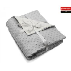 ΚΟΥΒΕΡΤΑ ΑΓΚΑΛΙΑΣ soft plus FLEECE 80X110 PIERRE CARDIN TOPPY GREY |  Βρεφικές Κουβέρτες στο espiti