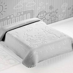 ΚΟΥΒΕΡΤΑ ΙΣΠΑΝΙΑΣ ΑΓΚΑΛΙΑΣ 80X110 BELPLA STER 521 GREY |  Βρεφικές Κουβέρτες στο espiti