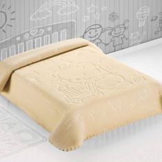 ΚΟΥΒΕΡΤΑ ΙΣΠΑΝΙΑΣ ΚΟΥΝΙΑΣ 110X140 BELPLA STER 521 BEIGE |  Βρεφικές Κουβέρτες στο espiti