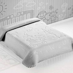 ΚΟΥΒΕΡΤΑ ΙΣΠΑΝΙΑΣ ΚΟΥΝΙΑΣ 110X140 BELPLA STER 521 GREY |  Βρεφικές Κουβέρτες στο espiti