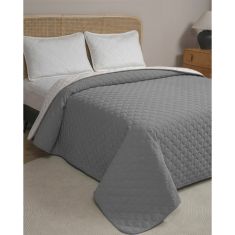 ΚΟΥΒΕΡΛΙ CHENILLE ΥΠΕΡΔΙΠΛΟ 220Χ240 ADAM HOME MISTRAL GREY |  Κουβερλί Υπέρδιπλα στο espiti