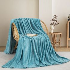 ΚΟΥΒΕΡΤΑ FLEECE ΜΟΝΗ 180X240 ADAM HOME (550) AQUA(25) |  Κουβέρτες fleece Μονές στο espiti