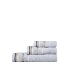 Σετ Πετσέτες (30x50 + 50x90 + 70x140) Embrace - Light Gray Nima Home |  Πετσέτες Προσώπου στο espiti