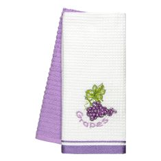 Beauty Home Ποτηρόπανα σετ 2τμχ Grapes Art 8801 40x60 Λιλά       |  Πετσέτες Κουζίνας στο espiti