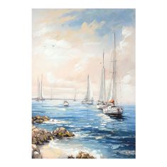 Πίνακας σε καμβά Sailsy Inart 70x3x100εκ |  Πίνακες στο espiti