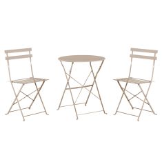 ΣΕΤ ΖΑΠΠΕΙΟΥ 3TMX SOPHIE HM21118.04 ΜΕΤΑΛΛΙΚΟ ΣΕ ΚΑΠΟΥΤΣΙΝΟ ΧΡΩΜΑ |  Σετ τραπεζαρία κήπου στο espiti