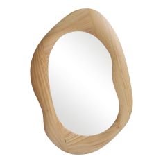 Καθρέπτης οβάλ Enola pakoworld mdf σε φυσική απόχρωση 54x2.5x80εκ |  Καθρέπτες στο espiti