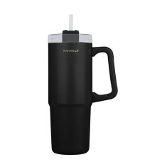 HOMELY ΘΕΡΜΟΣ STRAW TUMBLER 900ml MIDNIGHT BLACK - 01-34498 Estia |  Θερμός & Αξεσουάρ στο espiti