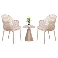 ΣΕΤ LOUNGE 3TMX ΕΞ.ΧΩΡΟΥ OREGO HM21106.03 ΑΛΟΥΜΙΝΙΟ ΣΕ ΚΑΠΟΥΤΣΙΝΟ |  Σαλόνια κήπου στο espiti