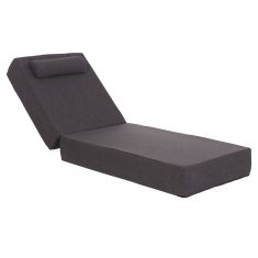 ΜΑΞΙΛΑΡΙ ΞΑΠΛΩΣΤΡΑΣ KIHEI HM21094.03 OLEFIN ΣΚΟΥΡΟ ΓΚΡΙ ΜΕ FOAM 198x70x20Υεκ |  Μαξιλάρια Εξωτερικού Χώρου στο espiti