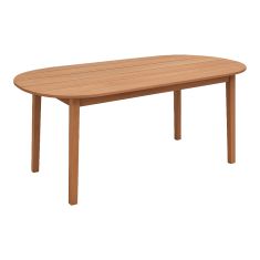 Τραπέζι Skyl pakoworld teak ξύλο σε φυσική απόχρωση 190x90x75εκ |  Τραπέζια στο espiti