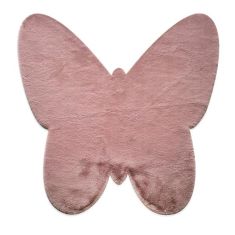 ΧΑΛΙ PUFFY JM7 DARK PINK BUTTERFLY ANTISLIP - NewPlan |  Χαλιά Σαλονιού  στο espiti