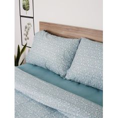 Σετ Σεντόνια Cotton Feelings 920 Aqua Διπλό με λάστιχο (150x205+30) Sunshinehome |  Σεντόνια Διπλά στο espiti