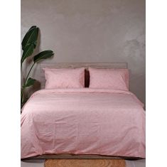 Σετ Σεντόνια Cotton Feelings 2040 Pink Υπέρδιπλο (235x270) Sunshinehome |  Σεντόνια Υπέρδιπλα / King Size στο espiti