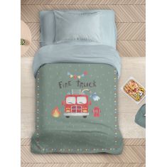 Πάπλωμα Μονό 160x240 - Fire Truck Nima Kids |  Παπλώματα Παιδικά στο espiti