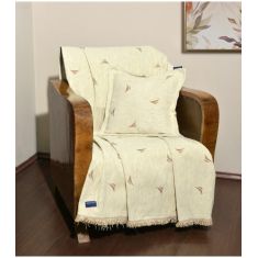 Ριχτάρι Διθέσιο 180x250 Σενίλ Εκρού |  Ριχτάρια στο espiti