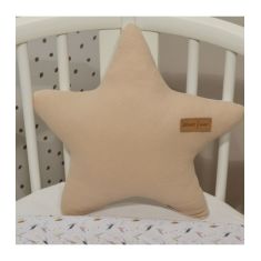 Oliver Baby Des.404 Μαξιλάρι Διακοσμητικό Αστέρι Διπλής Όψης  Μπεζ 37x37 |  Βρεφικά Διάφορα στο espiti