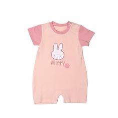 Miffy Des.12 Φορμάκι Καλοκαιρινό Ροζ Ανοιχτό Με Κέντημα 9-12 Mηνών/74 cm |  Βρεφικά Ρουχα στο espiti