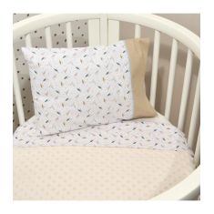 Oliver Baby Des.404 Minky Κουβέρτα Κούνιας Διπλής Όψης Μπεζ 100x150 |  Βρεφικές Κουβέρτες στο espiti