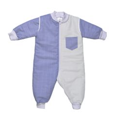Oliver Baby des.11 Υπνοφόρμα ΧΩΡΙΣ αποσπώμενα μανίκια Σιέλ-2,5 Tog-Νο1/0,75cm |  Βρεφικά Ρουχα στο espiti