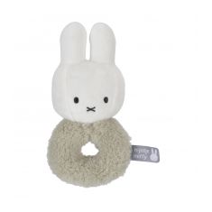 Miffy Fluffy Λούτρινη Κουδουνίστρα Μέντα |  Βρεφικά Παιχνιδάκια στο espiti