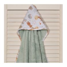 Μπουρνούζι κάπα 75x75 100% βαμβάκι 450 γρμ/τμ Design 413-1 Oliver Baby |  Βρεφικά μπουρνούζια στο espiti