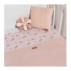 Oliver Baby Des.412  Καλοκαιρινή Κουβέρτα Διπλής Όψης  Ροζ  75x95 |  Βρεφικές Κουβέρτες στο espiti