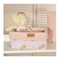 Καλάθι Αποθήκευσης Des.412 Ροζ 25x15x13 ύψος Oliver Baby |  Βρεφικά Διάφορα στο espiti