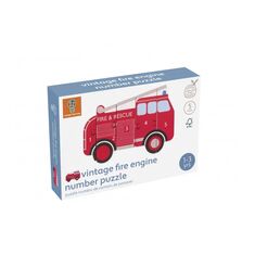 Παζλ αριθμών πυροσβεστική Orange Tree Toys |  Βρεφικές Πάντες στο espiti