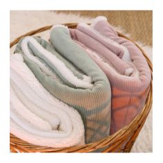 Κουβέρτα 75x100cm SHERPA Μέντα Τrois Kilos Sept |  Βρεφικές Πάντες στο espiti