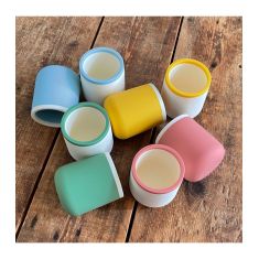 Ποτηράκια Σιλικόνης Σετ 2 Τεμ. - Μπλε - Smikkels |  Βρεφικές Πάντες στο espiti