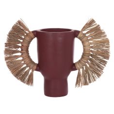 ΕΠΙΤΡΑΠΕΖΙΟ ΔΙΑΚΟΣΜΗΤΙΚΟ ΒΑΖΟ ALICA HM4668.06L ΒΥΣΣΙΝΙ ΤΕΡΑΚΟΤΑ & GRASS--64x22x38Υεκ |  Επιπλα στο espiti