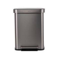 ESTIA ΚΑΔΟΣ ΑΠΟΡΡΙΜΑΤΩΝ FLATOP SOFT CLOSE 50lt ΜΑΤ ΙΝΟΞ - 01-31954 Estia |  Κάδοι Απορριμμάτων στο espiti