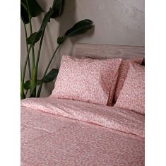 Σετ Σεντόνια Cotton Feelings 2044 Pink Διπλό με λάστιχο (150x205+30) Sunshinehome |  Σεντόνια Διπλά στο espiti