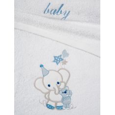 Σετ πετσέτες κεντητές Elephant 03 Blue Sunshinehome |  Σετ Πετσέτες στο espiti