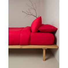 Σετ Σεντόνια Cotton Feelings 113 Red Υπέρδιπλο με λάστιχο (170x205+30) Sunshinehome |  Σεντόνια Υπέρδιπλα / King Size στο espiti