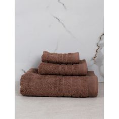 Πετσέτα Χίμπουρι 8 Mocha Σετ 3 τεμ. Sunshinehome |  Σετ Πετσέτες στο espiti
