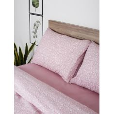 Σετ Σεντόνια Cotton Feelings 920 Pink Διπλό με λάστιχο (150x205+30) Sunshinehome |  Σεντόνια Διπλά στο espiti
