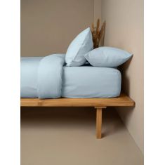 Σετ Σεντόνια Cotton Feelings 103 Light Blue Υπέρδιπλο με λάστιχο (170x205+30) Sunshinehome |  Σεντόνια Υπέρδιπλα / King Size στο espiti